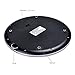 SUMCOO Digital Kitchen Scale,Stainless Steel Hanging Cooking Scale for Baking Food Measuring Counting Nutrition Gram Weight Scale 5KG/11 LB Black (round)
