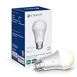 Etekcity Smart Light Bulb, WiFi Dimmable Soft White LED Works with Alexa, Google Home and IFTTT, Easy Setup, Schedule, A19 E26, 60W Equivalent, 806LM, 2700K, No Hub Required, UL Listed (1 Pack)