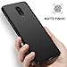 ORNARTO OnePlus 6T Case, 1+6T Thin Fit Shell Premium Hard Plastic Matte Finish Non Slip Full Protective Anti-Scratch Cover Cases for OnePlus 6T(2018) 6.41'Smooth Black