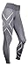 2XU Women's Mid-Rise Compression Tights, Dark Slate/Bone Print, Small