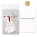 EOOUT 60pcs Christmas Greeting Cards Set, Christmas Cards Assorted with Envelopes and Thank You Stickers, 10 Kinds of Animal Designs for Holiday Greetings