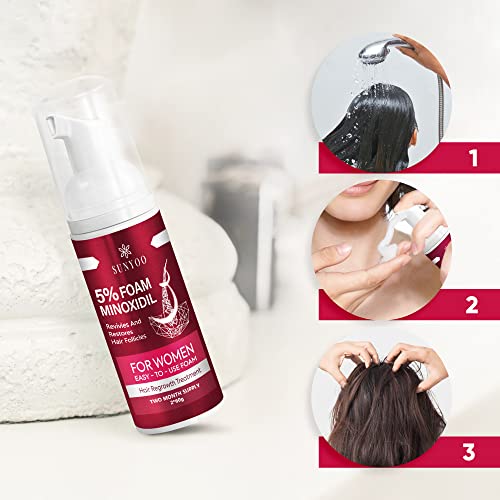 SunYoo Sunyoo 5% Minoxidil Foam Thicker \u0026 Fuller Hair Growth Treatment