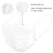 Wecolor 120 Pack Disposable Face Masks with Elastic Ear Loop 3 Ply Breathable, Suitable for Home, School, Office and Outdoors (White)