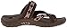 Skechers Women's Reggae Trailway Flip Flop, Chocolate/Cream, 7 M US