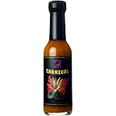 Carnival Hot Sauce | Extra Hot With Tropical Citrus Notes | Scotch Bonnet, Fatalii, Yellow Moruga Scorpion | All Natural, Vegan, Extract Free | Made In Finger Lakes, USA | 5 fl. oz bottle