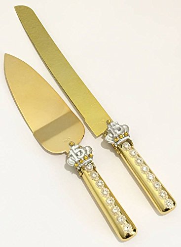Mis Quince Anos Sweet 15 Cake Knife and Server Birthday Quinceanera Set - Thumbnail 3