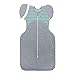 Love To Dream Swaddle UP 50/50 Transition Bag Warm, Mint, Large, 18.5-24 lbs., Patented Zip-Off Wings, Gently help Baby safely transition from being swaddled to arms free before rolling over