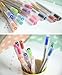 Gel Pens Set 0.5mm Colored Gel Art Markers Fine Point Pen, Neutral Gel Ink Ballpoint Pens for Adult Coloring Drawing Doodling Scrapbooking 12 Colors Pack