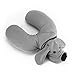 Puppy Neck Pillow/Stuffed Animal Travel Pal by Satellas Perfect Travel Pillow for Any Age - Converts from Neck Pillow to Stuffed Animal