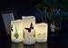 UNIVELA Candles Set of 3 Flameless 4