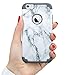 ULAK iPhone 6 Plus Case, iPhone 6S Plus Case, Slim Dual Layer Soft Silicone and Hard Back Cover Anti Scratches Bumper Protective Cover for Apple iPhone 6 Plus / 6S Plus 5.5 inch (Marble Pattern)