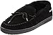 BEARPAW Men's Moc II Moccasin (8.5 D(M) US, Black)