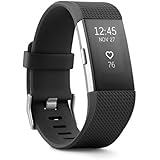 Fitbit Charge 2 Heart Rate + Fitness Wristband, Black, Large (US Version)