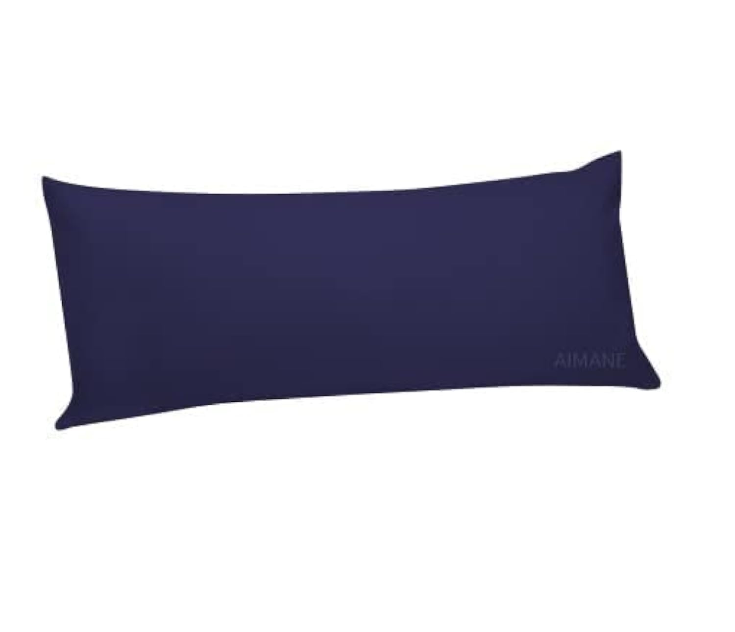 AIMANE® Long Bolster Pillowcase Cover - Body Pillow Neck Support - Orthopaedic Bolster Pillowcase Cover Nursing Pregnancy Support Long Pillowcases (Double 4.6FT, Navy)