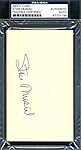 STAN MUSIAL PSA/DNA AUTHENTICATED SIGNED 3X5 INDEX CARD AUTOGRAPH