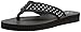 Skechers Women's Meditation Rhinestone Flip Flop, Black, 8 M US