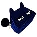 Cute Cartoon Cat Cosmetic Makeup Storage Bag Pen Pencil Pouch Case (Blue) by Broadfashion