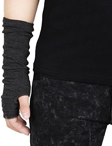Unisex ZWS130 Elastic Knitted Warm Autumn and Winter Half Finger Fingerless Gloves