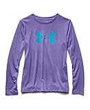 Under Armour Big Girls' UA Tech™ Embossed Big Logo Long Sleeve Youth Medium FLAX