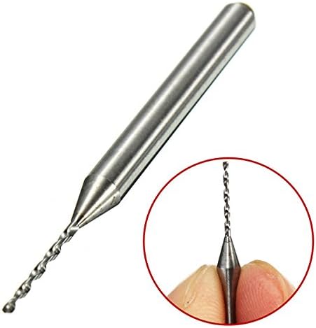 0.8mm Carbide Steel PCB Drill CNC Jewelry Micro Engraving Drill Bit For Dremel by TTC STORE