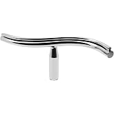 Jecoupoon Curved Lathe Tool Rest 5/8" Post for Bowl Turning Wood Lathe | Stainless steel curved lathe tool rest