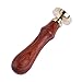 Whitelotous Retro Wood Stamp Magic Array Sealing Wax Antique Stamp with Beech Handle for Important Documents (D)