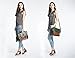 ECOSUSI Vintage Crossbody Messenger Bag Satchel Purse Handbag Briefcase for Women, Green