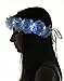 Dreampixie White Rose Flower Crown with LED Lights
