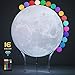 3D Moon Light, Baby Gift Luna Moon Lamp with Protect Eye, 16 Colors of Light 3D Moon Lamp Mystical Light, Seamless Moon Lamp Night Light for Baby Sleep（4.8inch） primary