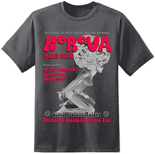 Amazon Co Jp 激レア 時計じかけのオレンジ モチーフ Tシャツ S Xxl 海外限定デザイン ミルク バー オシャレ 映画 スタンリー キューブリック 服 ファッション小物