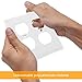 Enerlites 8822-W Duplex Receptacle Outlet Wall Plate, Standard Size 2-Gang, Polycarbonate Thermoplastic, White