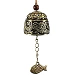 Chinese Traditional Wind Chime - 1pc Digital Art Chinese Traditional Dragon or Fish Feng Shui Bell Blessing Fortune Hanging Wind Chime