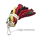 ASOCEA Pet Bird Parrot Colorful Cotton Rope Bite Chew Cage Hanging Toys for Cockatiels Macaws Parrots Small Medium Large Birdsthumb 3