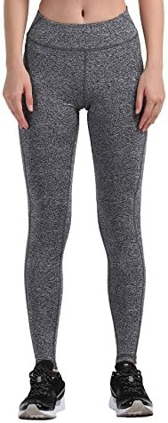 Andils Sports Women's Compression Thigh Slimming Butt Lift Leggings Hip Push Up Yoga Pants (US X-Small(Asia M), Grey)