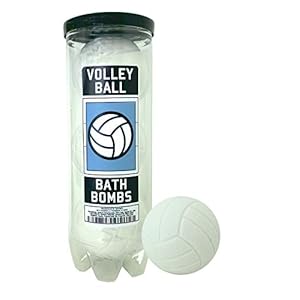 Volleyball Bath Bombs – 3 Pack – Volleyball Gifts – Volleyball Gifts for Team & Girls & Teen Girls, Girls Volleyball…