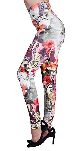 printed fleece lined leggings