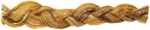 Quality Bully Sticks Braided Dog Treats, 12"-Large