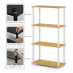 Furinno Turn-N-Tube 4-Tier Multipurpose Shelf