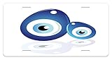 Evil Eye License Plate by Lunarable, Turkish
