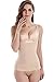 Everbellus Cool Comfort Shapewear Top Seamless Firm Control Tank For Women Beige Large