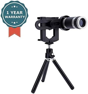 RAMBOT Mobile Telescope Universal 8X telephoto Lens with Triangle Bracket Portable Magnifying Glass telephoto Camera Magnifying Glass