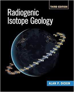 Radiogenic Isotope Geology Amazon De Dickin Alan P Fremdsprachige Bucher