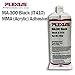 Plexus MA300 Black Two-Part Base & Accelerator (B/A) Methacrylate Adhesive - 50 ml Dual Cartridge - PLEXUS IT410 [PRICE is per CARTRIDGE]