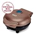 Dash DMW001CU Mini Maker Iron for for Individual Waffles, Paninis, Hash browns, other on the go Breakfast, Lunch, or Snacks, Copper primary
