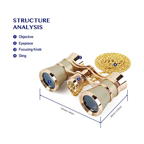 2 AOMEKIE+GJJ2006+1+Aomekie+Opera+Glasses+Binoculars+3X25+Theater+Glasses+Mini+Binocular+Compact+Chain+for+Adults+Women+Kids+in+Musical+Concert%25EF%25BC%2588Gold%25EF%25BC%2589