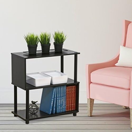 2-Tier Simple Stylish Design Espresso Flexi Rack