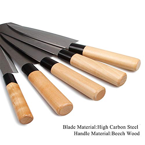 Waterboss Sushi & Sashimi Chef’s Knives,Set of 5 Japanese Sushi Chef