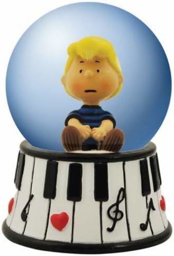 Peanuts Schroeder Piano Water Globe