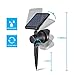 SUNWIND Solar Spotlights Outdoor Colored - Solar Powered Party Lights 4 Colorful LEDs Christmas Solar Lighting Adjustable Landscape Lighting for Party, Christmas Outdoor Garden and Holiday Decoration
