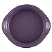 Rachael Ray Cucina Stoneware 3-Piece Round Casserole & Lid Set, Lavender